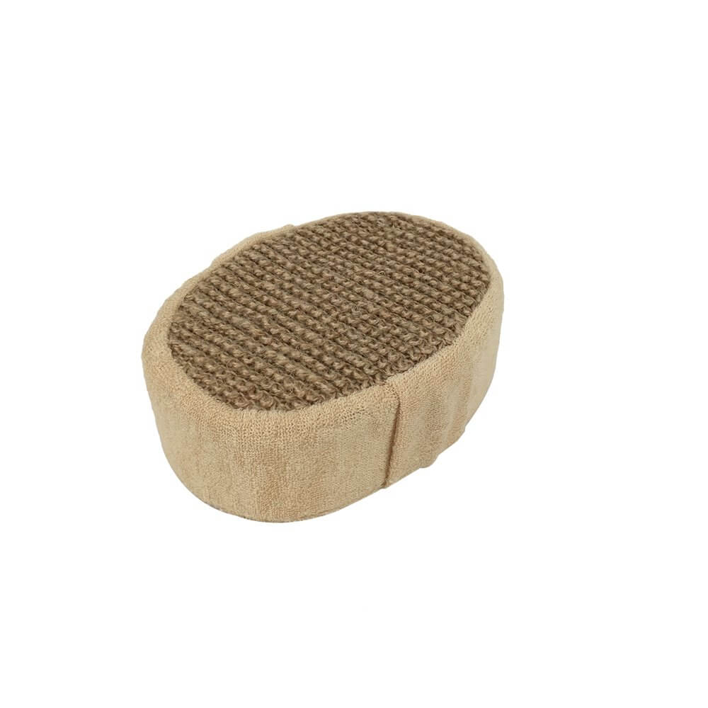 exfoliating hemp bath sponge pad DC-BSP007