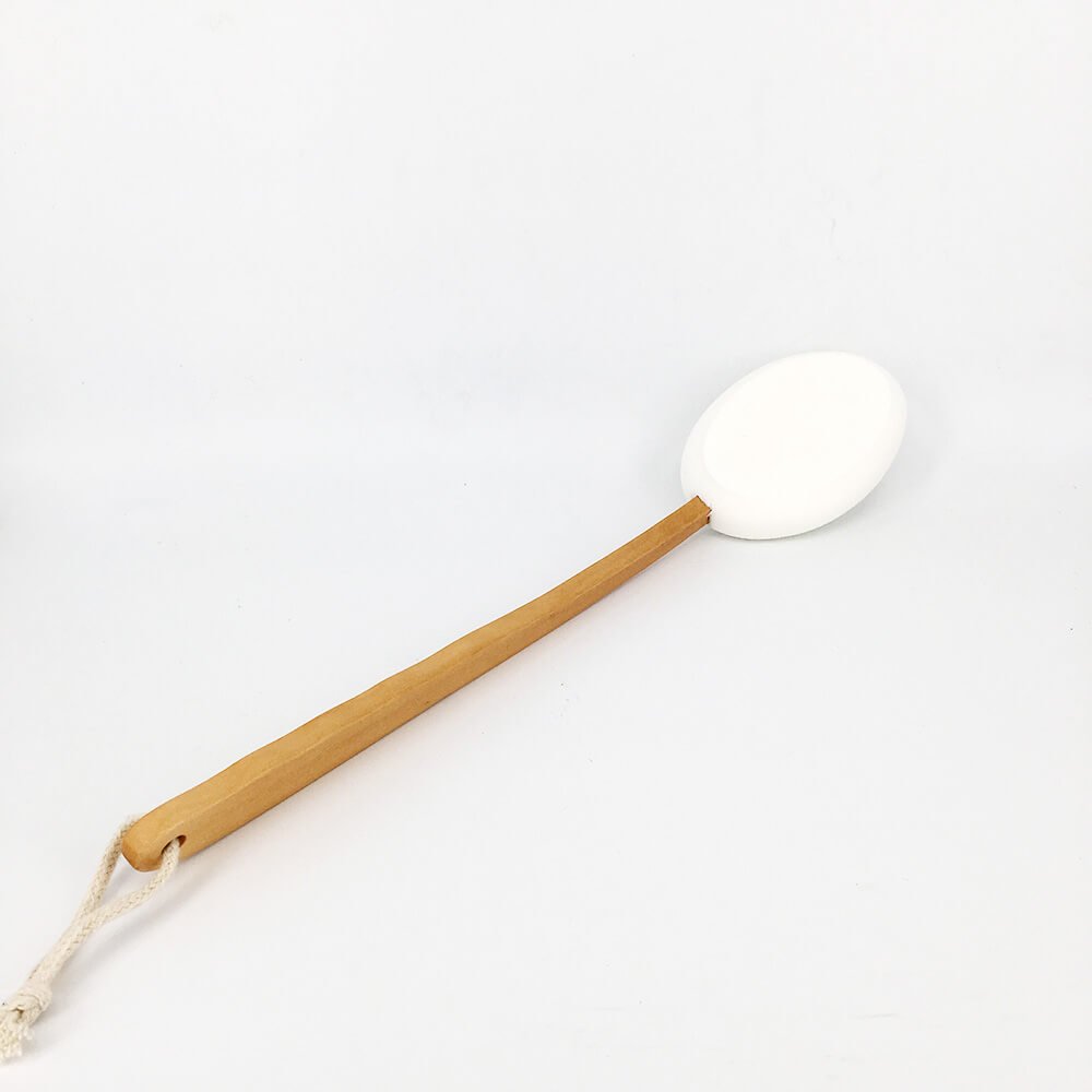 wood handle lotion applicator