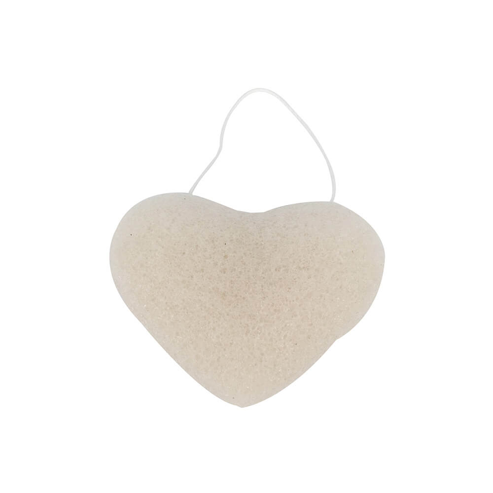 heart shape natural facial konjac sponge