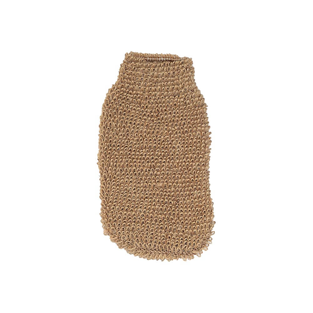 natural hemp bath mitt