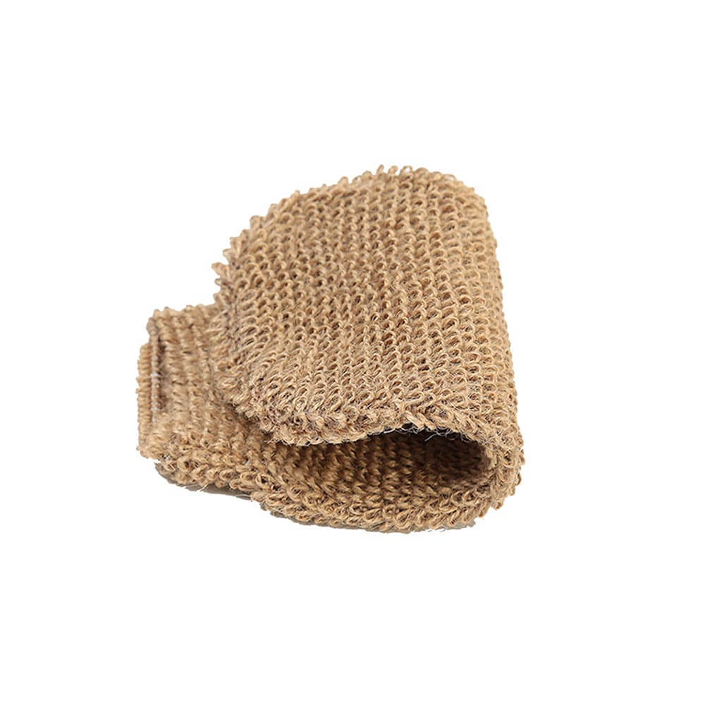 natural hemp bath mitt