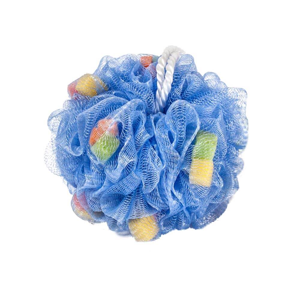 Shower Mesh Bath Pouf with Sponges DC-BP002