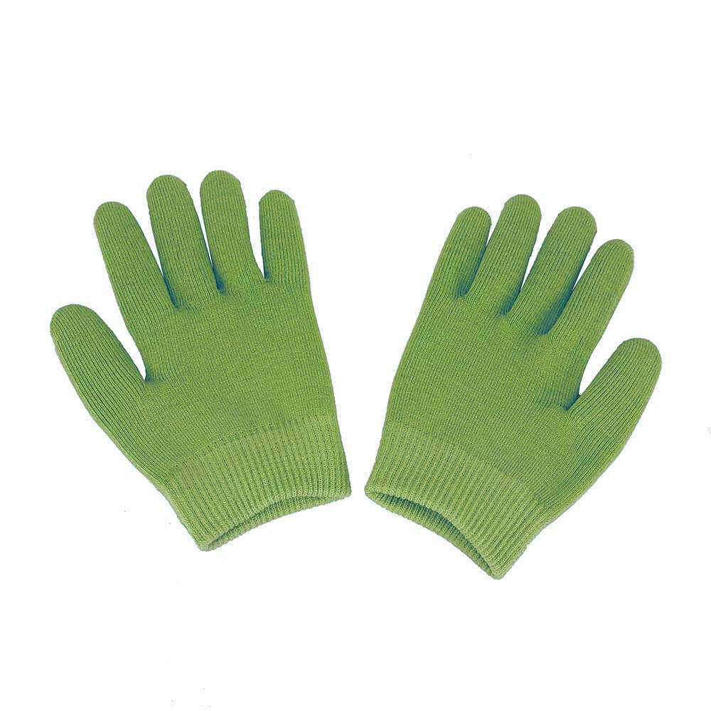 green spa moisturizing gel glove