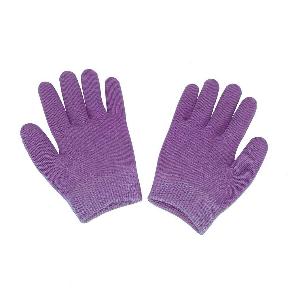 purple spa moisturizing gel glove